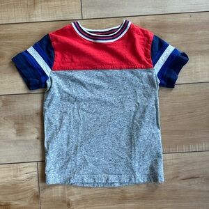 Boden Red, Blue, and Gray Kids T-Shirt